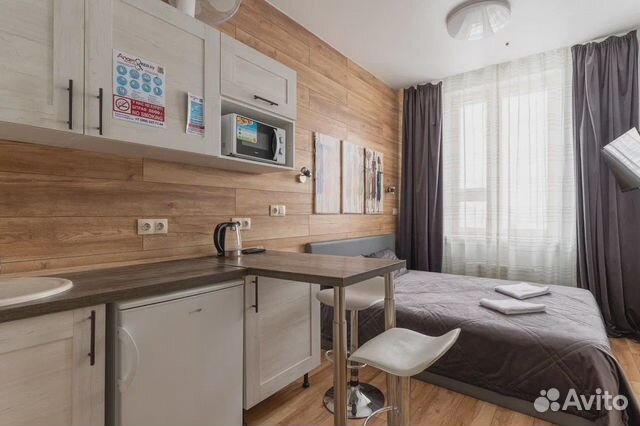 

Квартира-студия, 18 м², 1 кровать