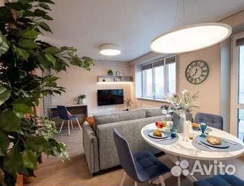 

1-к. квартира, 36 м², 2 кровати