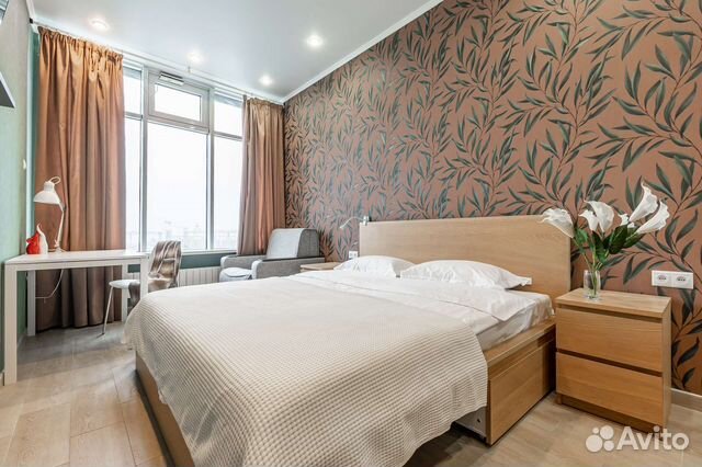 

1-к. квартира, 55 м², 3 кровати