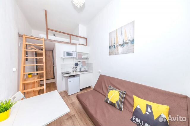 

Квартира-студия, 15 м², 2 кровати