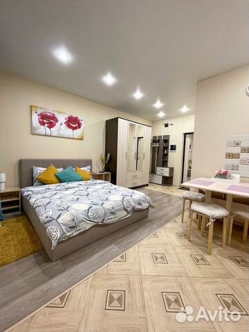 

Квартира-студия, 30 м², 1 кровать