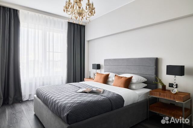 

1-к. квартира, 45 м², 2 кровати