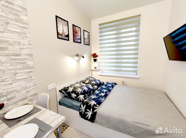 

Квартира-студия, 15 м², 1 кровать