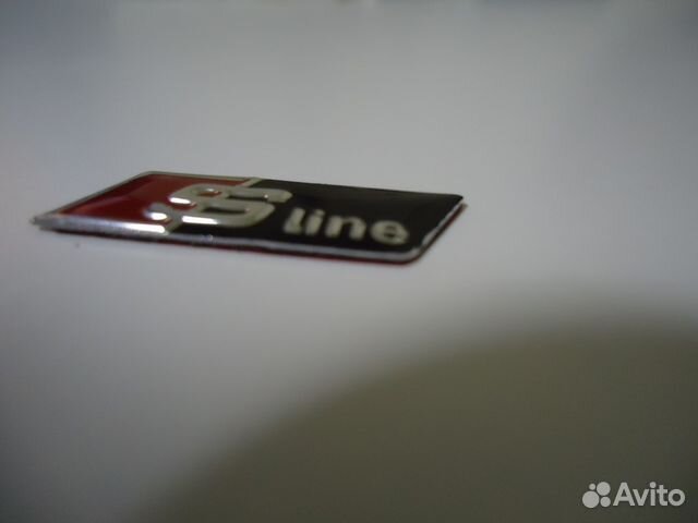 Audi S Line эмблема на руль шильдик логотип черная