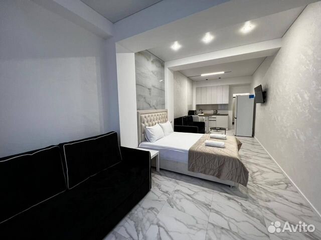 

Квартира-студия, 45 м², 3 кровати