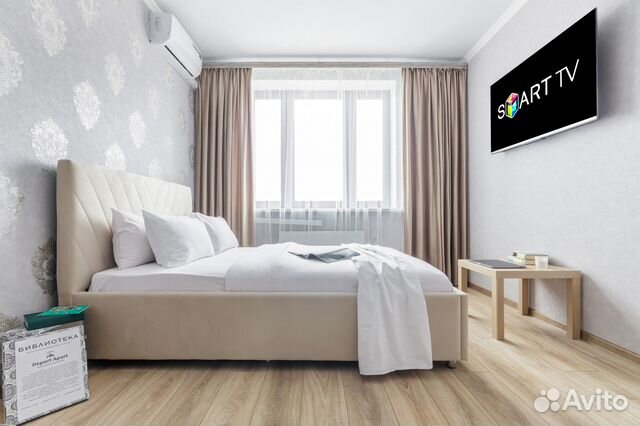 

1-к. квартира, 45 м², 2 кровати