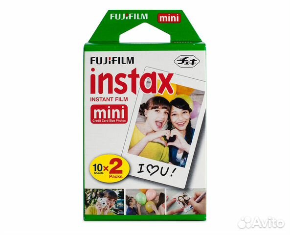 Кассеты Fujifilm Instax Mini 20 кадров Кассеты Fujifilm Instax Mini 20 кадров