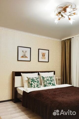 

1-к. квартира, 42 м², 2 кровати