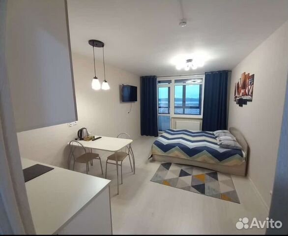 

Квартира-студия, 27 м², 1 кровать