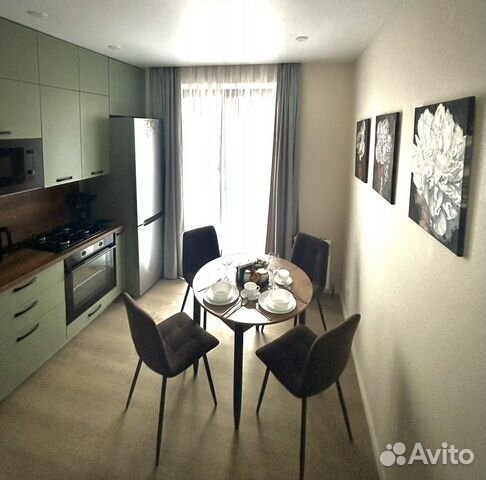 

1-к. квартира, 38 м², 2 кровати