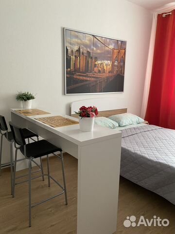 

Квартира-студия, 24 м², 2 кровати