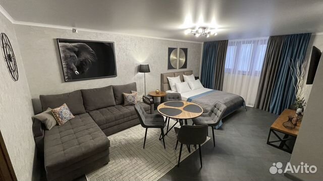 

Квартира-студия, 37 м², 2 кровати
