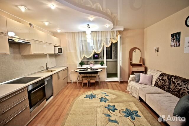 

1-к. квартира, 42,5 м², 2 кровати