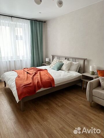 

1-к. квартира, 34 м², 2 кровати