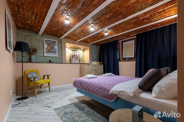 

1-к. квартира, 44 м², 2 кровати