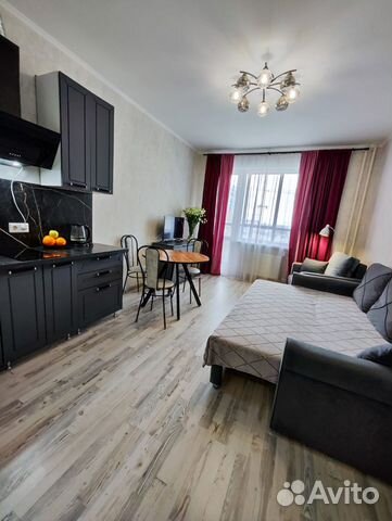 

Квартира-студия, 28 м², 2 кровати