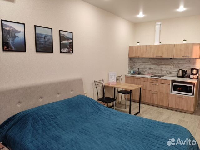 

Квартира-студия, 27 м², 1 кровать