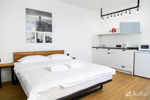 

Квартира-студия, 30 м², 1 кровать