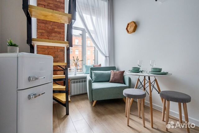 

Квартира-студия, 19 м², 2 кровати