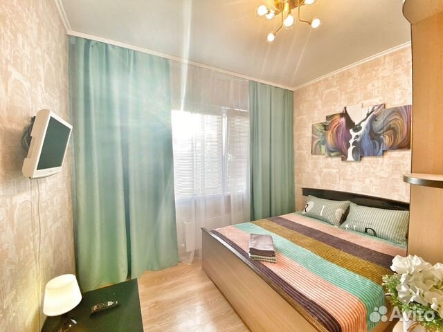

1-к. квартира, 46 м², 2 кровати