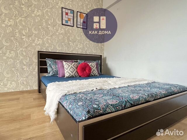 

1-к. квартира, 44 м², 2 кровати