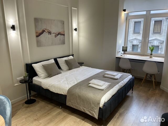 

Квартира-студия, 27 м², 1 кровать