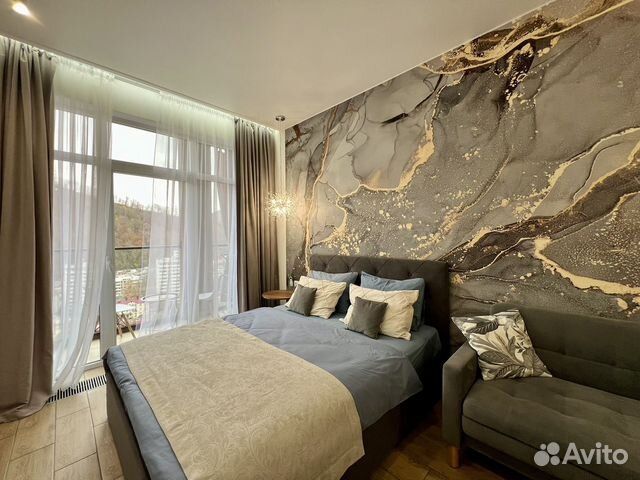 

Квартира-студия, 33 м², 2 кровати