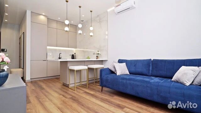 

1-к. квартира, 45 м², 2 кровати