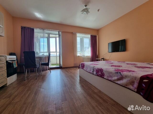 

Квартира-студия, 42 м², 1 кровать