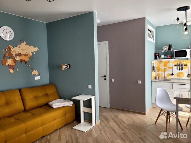 

Квартира-студия, 33 м², 4 кровати