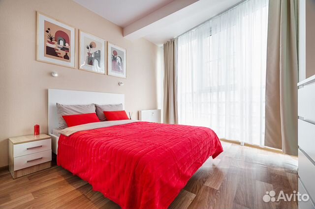 

2-к. квартира, 56 м², 3 кровати