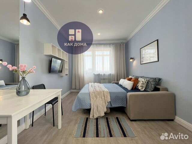 

Квартира-студия, 28 м², 1 кровать