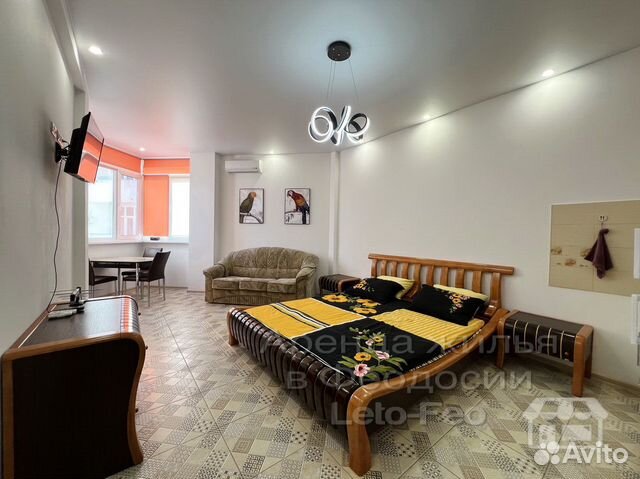 

Квартира-студия, 32 м², 2 кровати