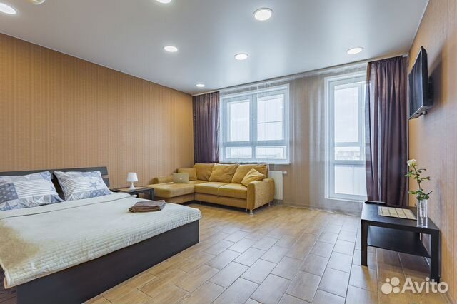 

Квартира-студия, 34 м², 2 кровати