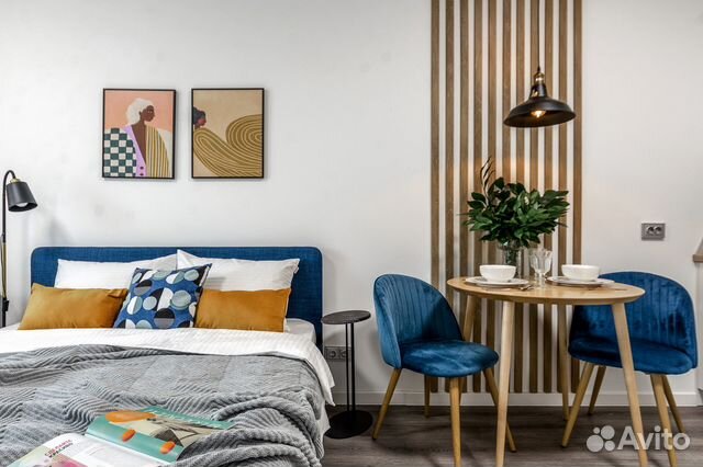 

Квартира-студия, 28 м², 2 кровати