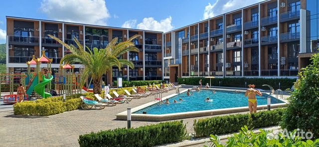 

Квартира-студия, 28 м², 2 кровати