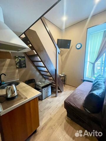 

Квартира-студия, 15 м², 2 кровати