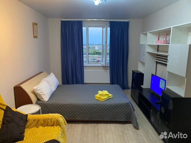 

1-к. квартира, 38 м², 2 кровати