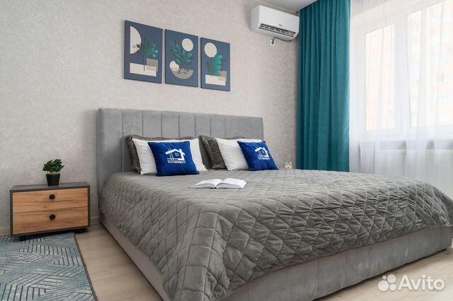 

1-к. квартира, 44 м², 2 кровати