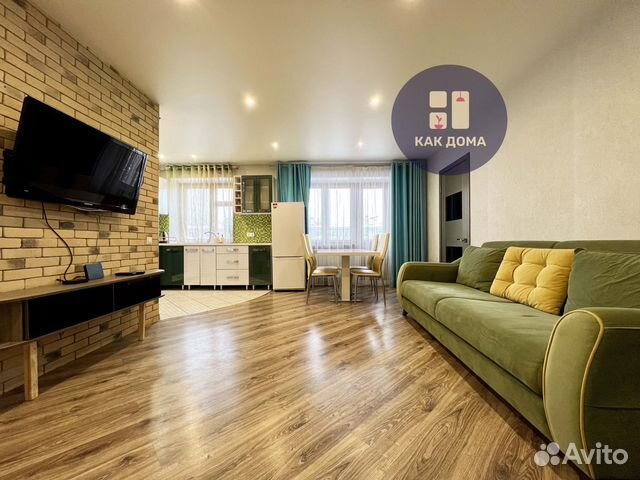 

1-к. квартира, 44 м², 2 кровати