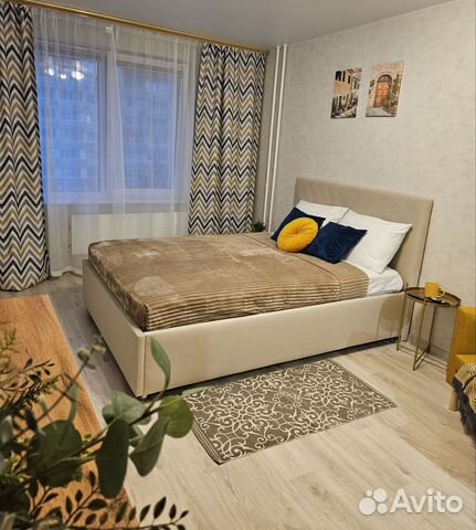 

1-к. квартира, 38 м², 2 кровати