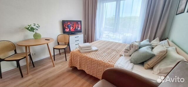 

Квартира-студия, 24 м², 2 кровати