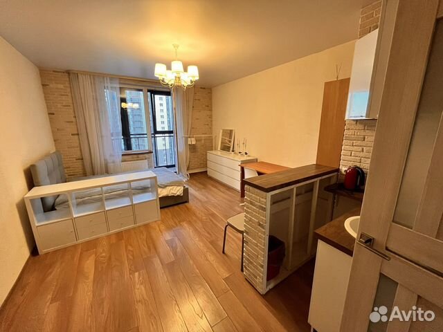 

Квартира-студия, 27 м², 1 кровать