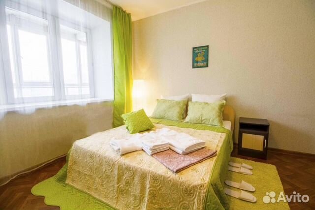 

1-к. квартира, 45 м², 2 кровати