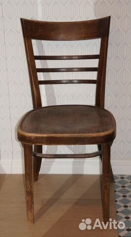 Венский деревянный стул, винтаж — фотография №1