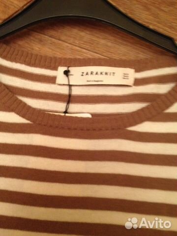 Свитер Zara 44-48 хлопок новый Свитер Zara 44-48 хлопок новый