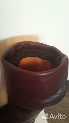 Сапоги ботфорты.Новые.Италия. Кожа.38 Сапоги ботфорты.Новые.Италия. Кожа.38