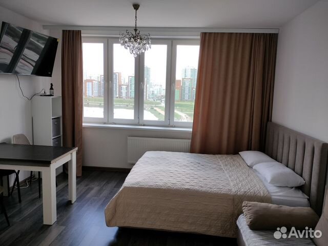 

Квартира-студия, 26 м², 2 кровати