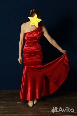 Платье вечернее атласное Платье вечернее атласное