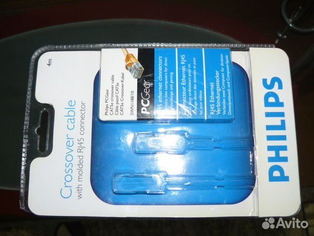 Перекрестный кабель CAT5E philips